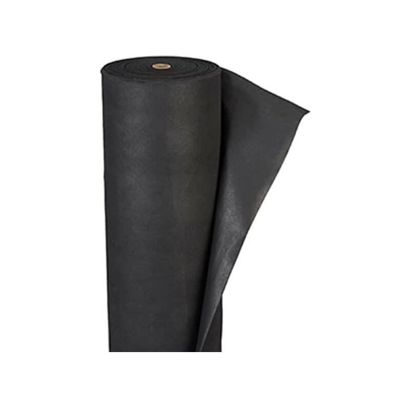 foto del prodotto suinga rete ammortizzante e anti erba nera 1,5 x 50 metri, 150 gr m2