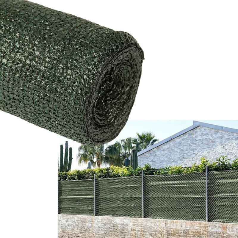 foto del prodotto suinga rete ombreggiante 1x50 m telo ombra 85 verde frangivista recinzione giardino tessuto ombra privacy antistrappo antivento