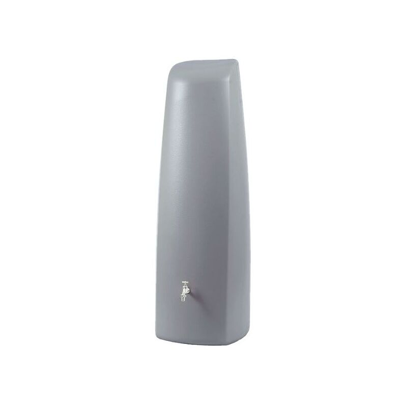 foto del prodotto suinga serbatoio per acqua piovana elegance graf, recuperatore d acqua piovana da 400 litri, 60x60x180 cm, grigio