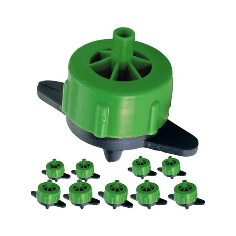 foto del prodotto suinga set di 10 gocciolatore autoincistente 2 l h, gocciolatori di irrigazione in linea sistema micro, gocciolatore per irrigazione