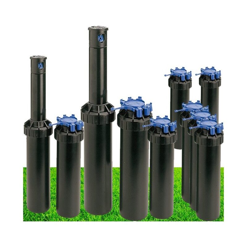 foto del prodotto suinga set di 10 irrigatore rain bird 3504 pc. turbina con portata da 4,6 a 10,7 m. filettatura femmina 1 2 irrigazione professionale