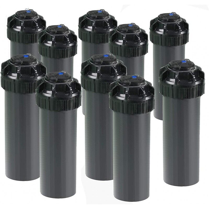 foto del prodotto suinga set di 10 irrigatore rain bird 5004 pc. turbina con gittata da 7,6 a 15,2 metri. filettatura femmina 3 4 . irrigazione giardino