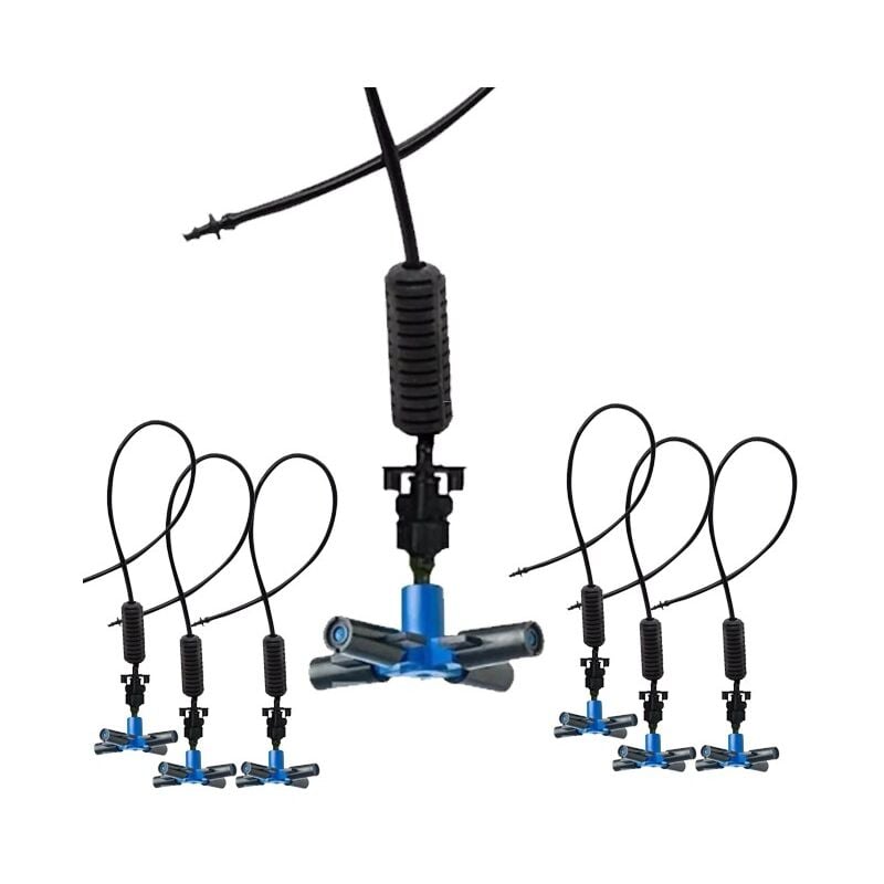 foto del prodotto suinga set di 10 nebulizzatore fogger a 4 uscite, sistema di raffreddamento professionale