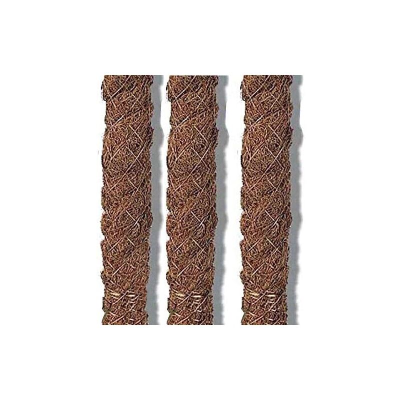 foto del prodotto suinga set di 24 picchetti tutori in fibra di cocco di 80 cm, diametro 32 mm. utilizzati in agricoltura, piantagioni e floricoltura