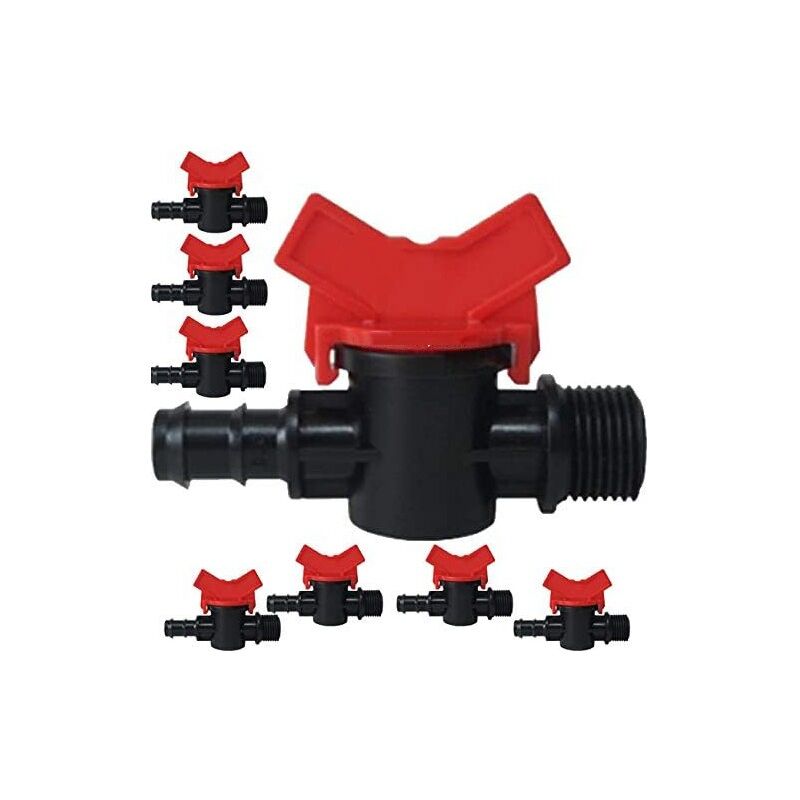 foto del prodotto suinga set di 25 chiavi per irrigazione da 16 mm chiave antigoccia 16mm x 1 2 rubinetto di arresto per irrigazione 16 mm valvol
