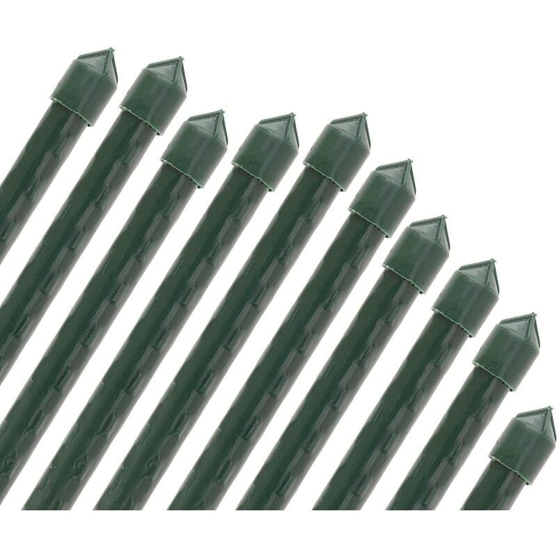 foto del prodotto suinga set di 25 tutore in bamb plastificato da 180 cm, asta di bamb 14 16 mm. asticelle di bamb ecologiche per sostenere alberi, pi