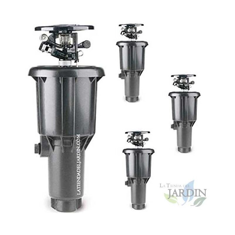 foto del prodotto suinga - set di 4 irrigatore a impatto emergente maxipou 6-13 m 1 2'' irrigatore agricolo a impatto maxipou 6-13 m 1 2'' circolare e