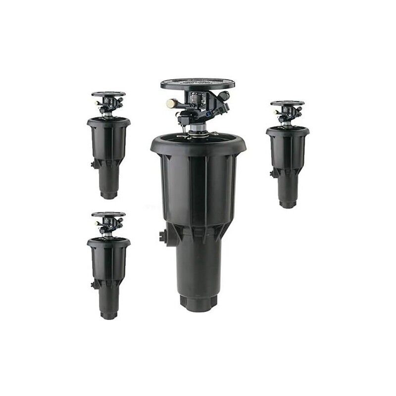 foto del prodotto suinga set di 4 irrigatore agricolo a impatto rain bird maxipaw 1 2 e 3 4 , portata da 6,7 a 13,7 m, angolo regolabile