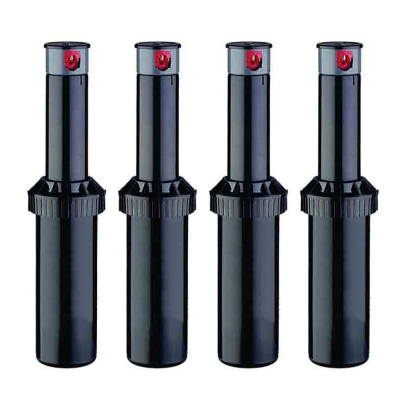 foto del prodotto suinga set di 4 irrigatore krain superpro 3 4 portata da 7,90 a 14,9 m irrigatore a turbina con angolo regolabile controllo del