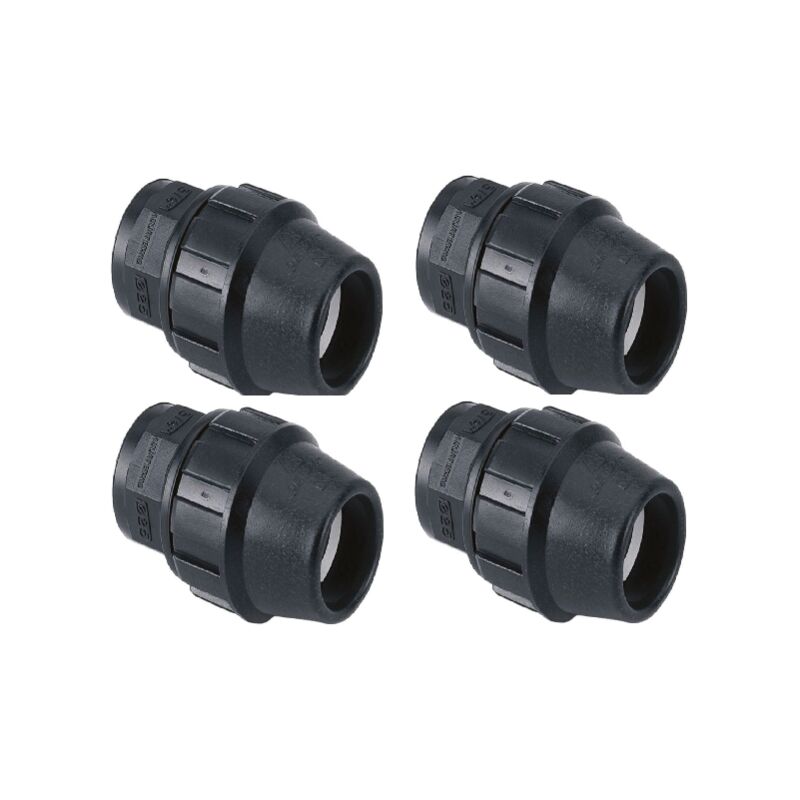 foto del prodotto suinga set di 4 raccordo femmina in polietilene 32 mm x 1 per tubo in polietilene unione per tubi irrigazione