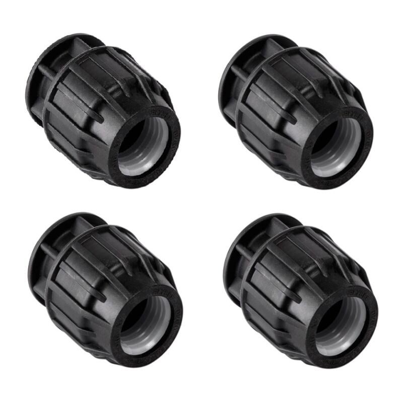 foto del prodotto suinga set di 4 tappi in polietilene 32mm tappo finale per irrigazione 32 mm aenor tappo per tubi in polietilene da 32mm
