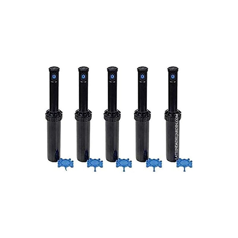 foto del prodotto suinga set di 5 irrigatore rain bird 3504 pc. turbina con portata da 4,6 a 10,7 m. filettatura femmina 1 2 irrigazione professionale
