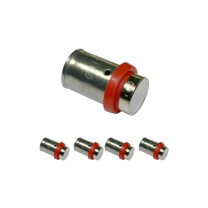 foto del prodotto suinga set di 5 tappo per tubo multistrato da 20 mm, da utilizzare con macchina aggraffatrice