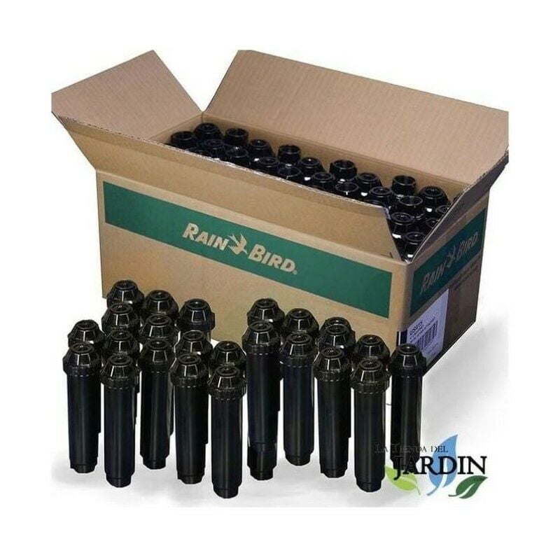 foto del prodotto suinga set di 50 diffusore d irrigazione rain bird unispray us415, raggio 4,5 m, angolo regolabile, altezza di sollevamento 10 cm