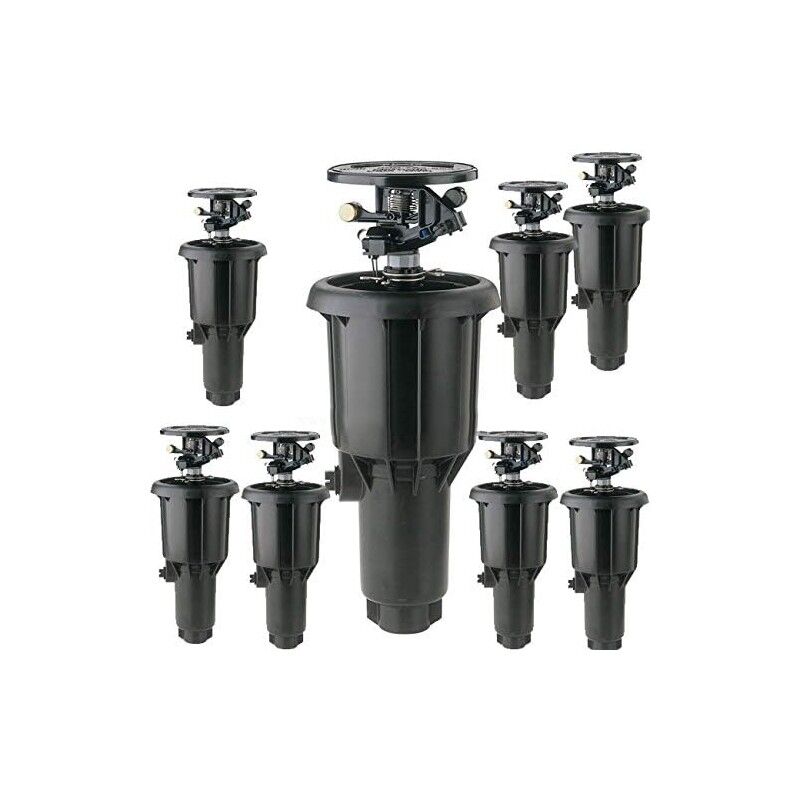 foto del prodotto suinga set di 8 irrigatore agricolo a impatto rain bird maxipaw 1 2 e 3 4 , portata 6,7 a 13,7 m, angolo regolabile