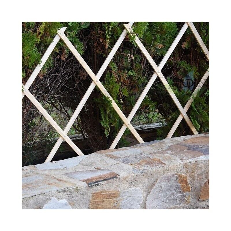 foto del prodotto suinga steccato in legno 90 x 180 cm, per giardino e separazione degli ambienti. siepe artificiale estensibile.