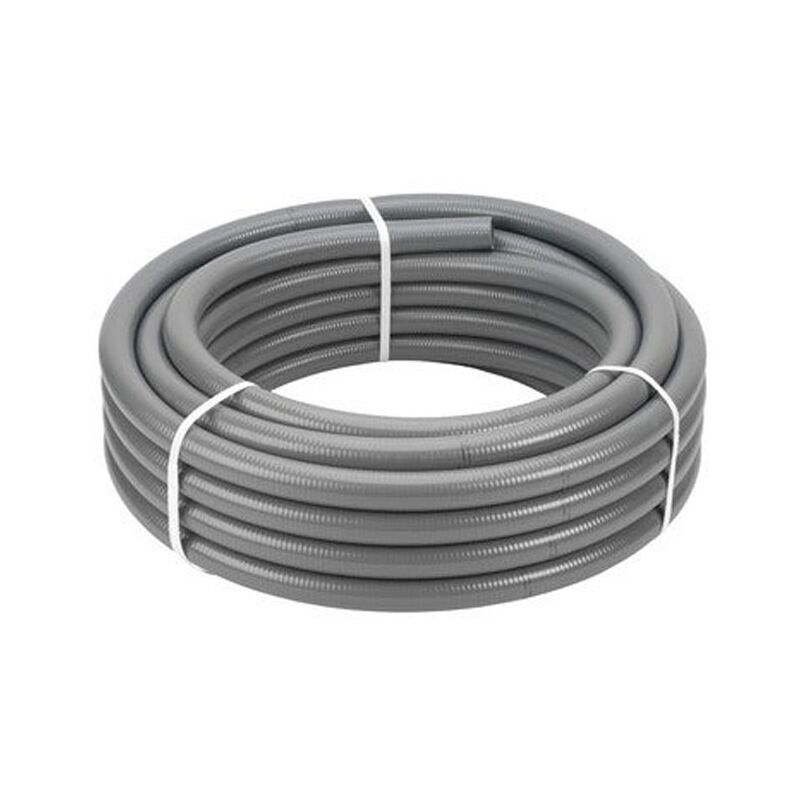 foto del prodotto suinga tubo flessibile in pvc hydrotube grigio, 50 mm, 25 metri