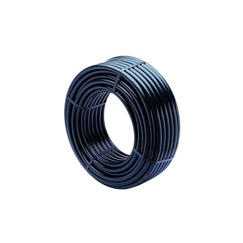 foto del prodotto suinga tubo nero liscio 16mm, 2,5 bar. bobina 25 metri. prodotto in spagna.