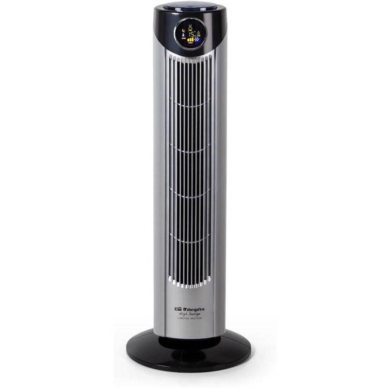 foto del prodotto suinga ventilatore a torre orbegozo, 3 velocit , telecomando, timer, display digitale, 45 w.