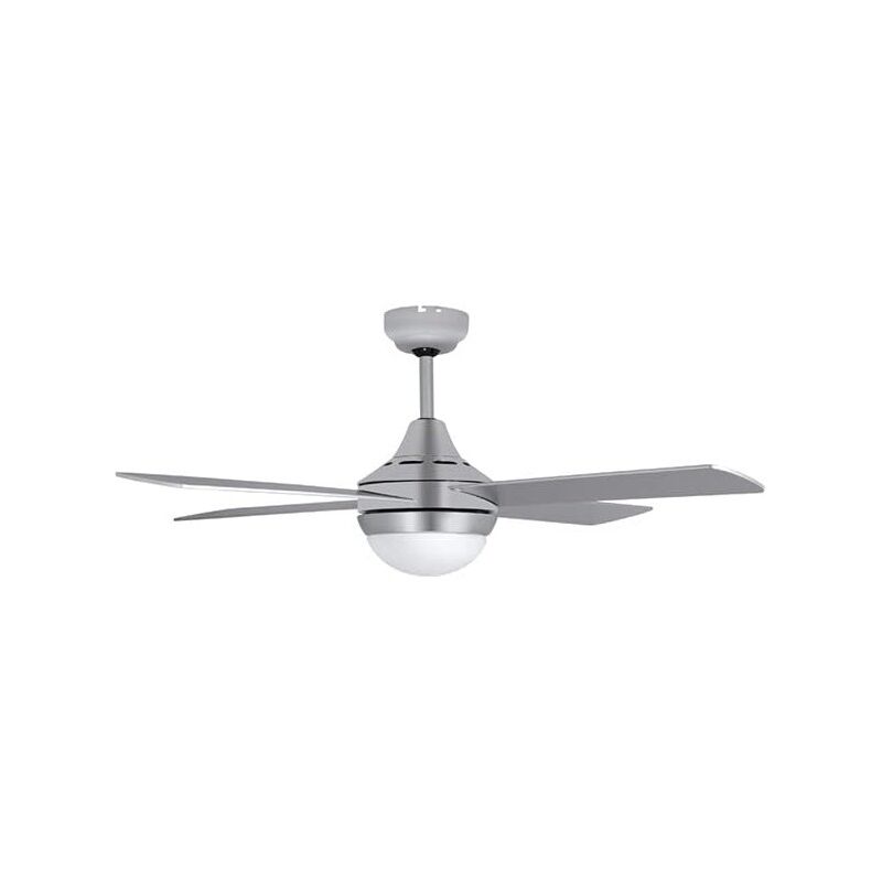 foto del prodotto suinga ventilatore da soffitto orbegozo con luce led, telecomando, 3 velocit , 60w, colore silver.