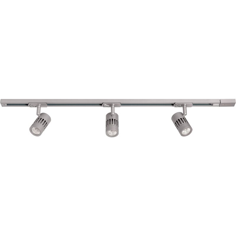 foto del prodotto sulion focus faretto a binario monofasico 100x10x16 argento
