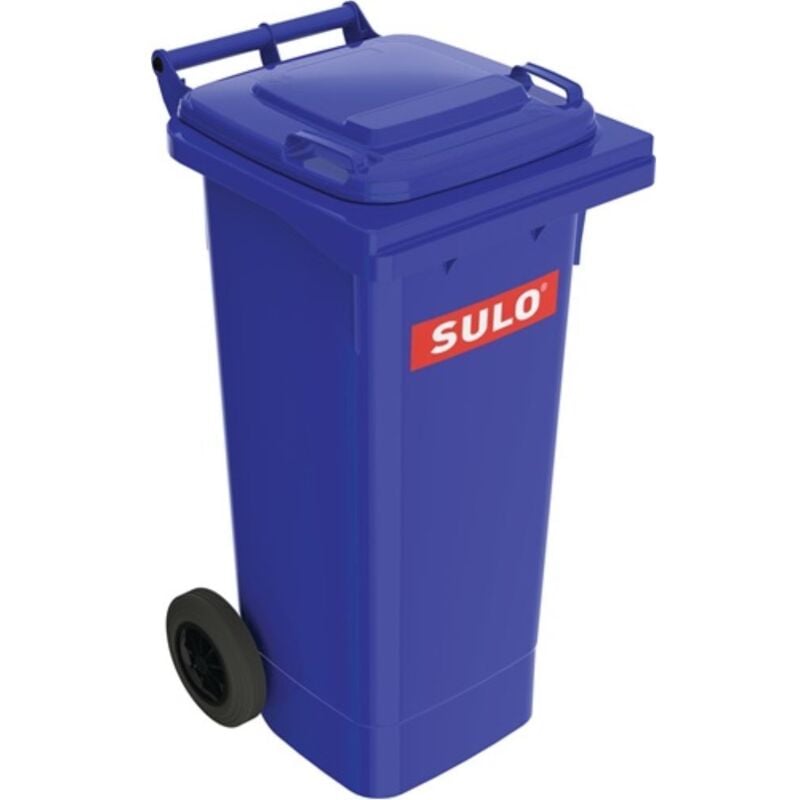 foto del prodotto sulo - grande bidone della spazzatura 80l hdpe blu mobile, secondo en 840 su