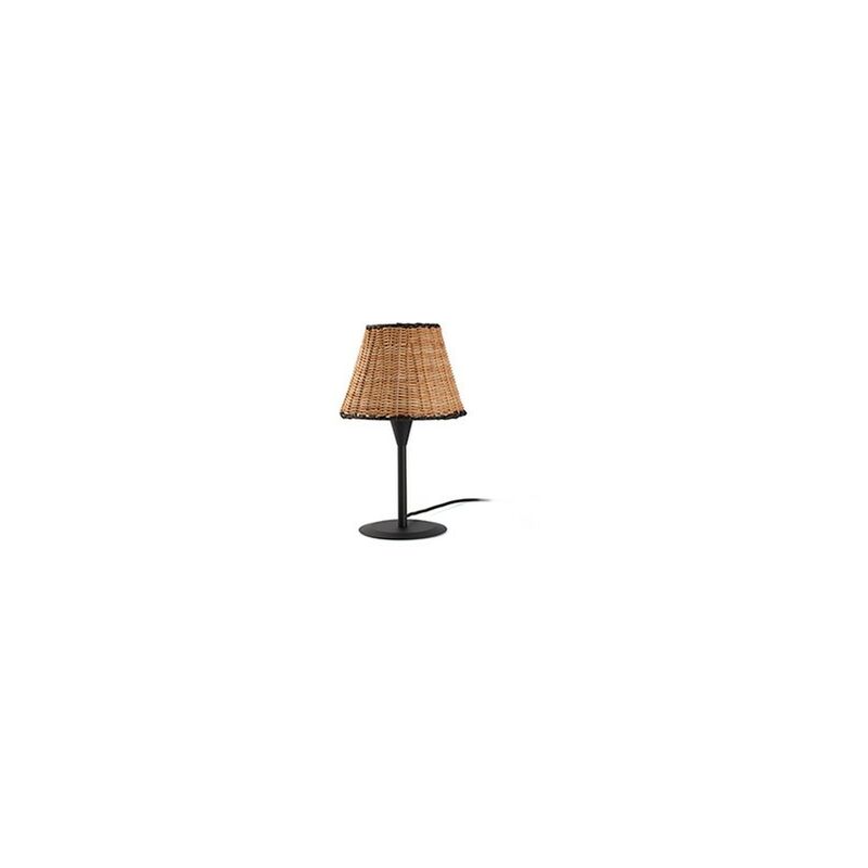 foto del prodotto sumba, lampada da tavolo in rattan faro barcelona
