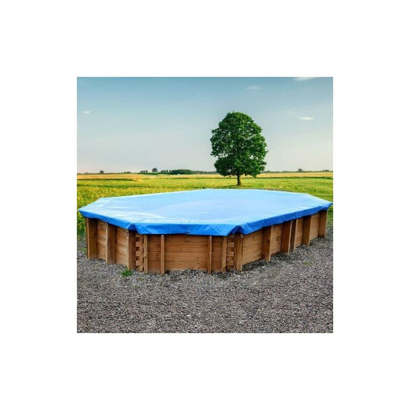 foto del prodotto sunbay telo invernale piscina circolare in legno dm 295 cm