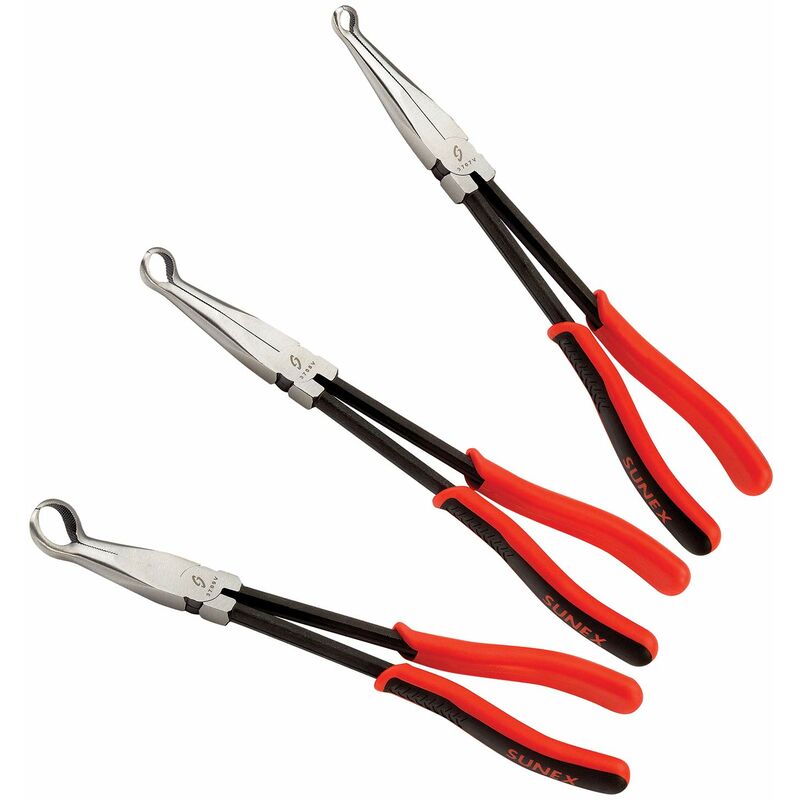 foto del prodotto sunex tools 3703v set di pinze stringitubo, 28 cm