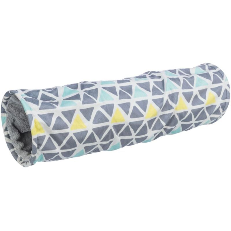 foto del prodotto sunny tunnel morbido in peluche diametro 19x70cm per conigli e roditori