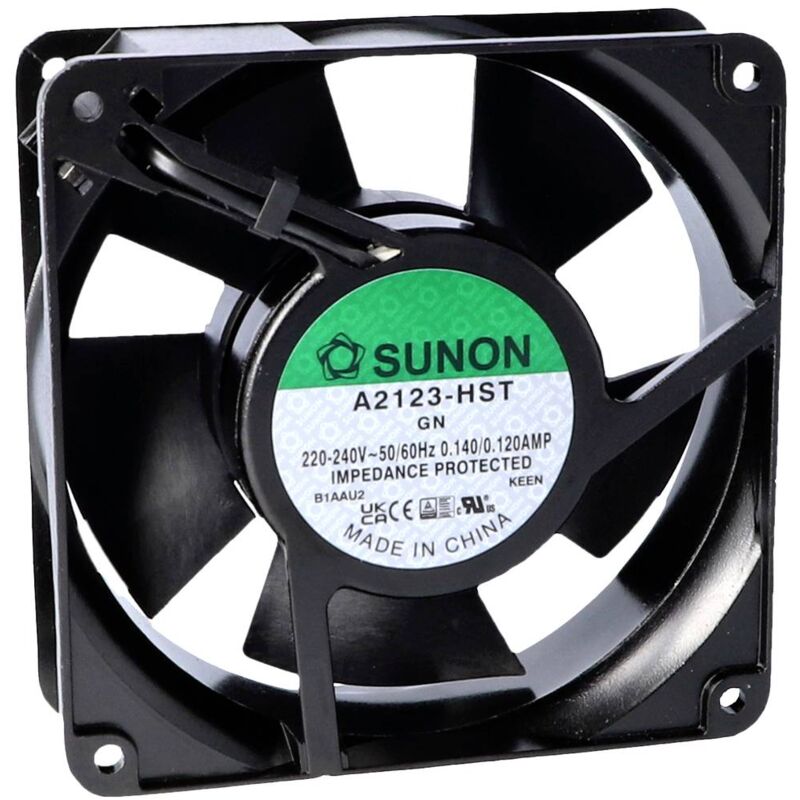 foto del prodotto sunon a2123 hsl. 7 .gn ventola assiale 230 v ac 190.24 m h l x l x a 38 x 120 x 120 mm