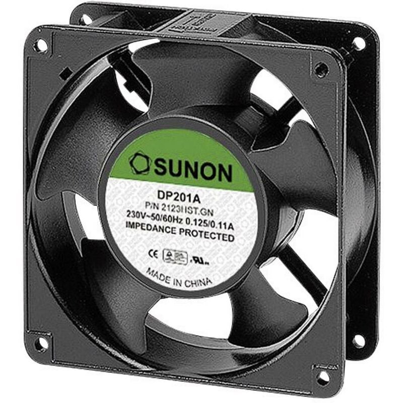 foto del prodotto sunon dp201a2123hst.gn ventola assiale 230 v ac 177 m h l x l x a 120 x 120 x 38 mm