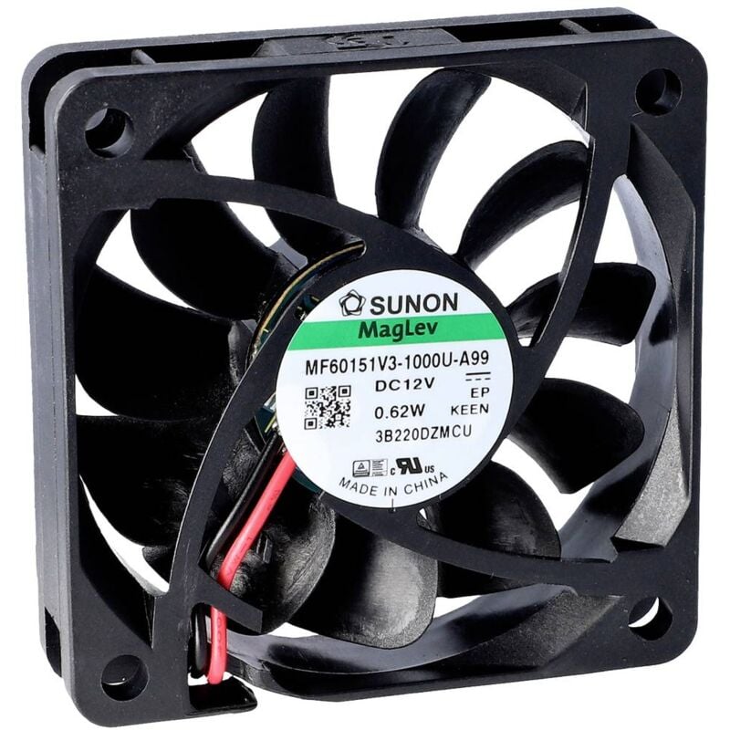 foto del prodotto sunon mf60151v2 1000u a99 ventola assiale 12 v dc 38.72 m h l x l x a 15 x 60 x 60 mm