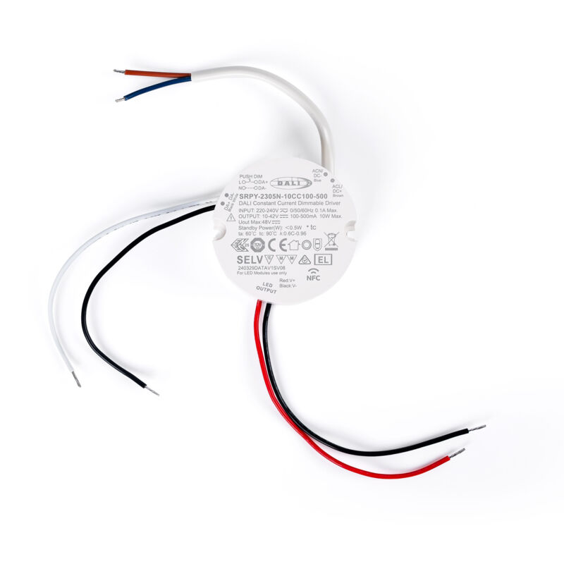foto del prodotto sunricher driver dimmerabile dali dt6 nfc monocolore 220 240v uscita