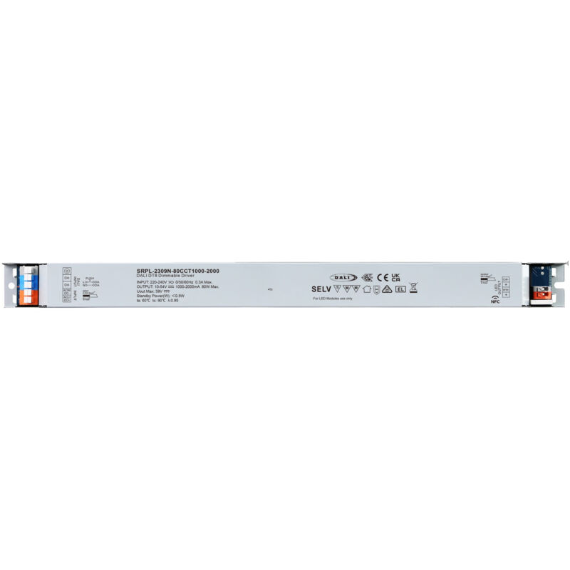 foto del prodotto sunricher driver regolabile dali2 dt8 80w corrente costante uscita