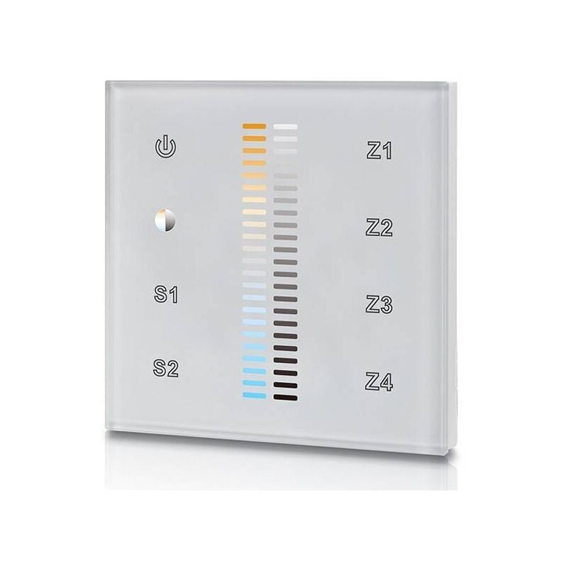 foto del prodotto sunricher interruttore a sfioramento cct 12 24v dc 4 zone dali dual touch