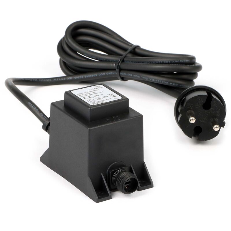 foto del prodotto sunsun jba48v 12 1670u alimentatore 2 poli per pompe laghetti e illuminazione, ip68 12v, 1670 ma 20 va ca