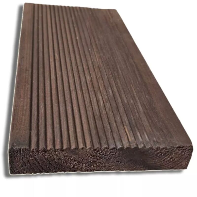 foto del prodotto sunwood pavimento in legno antiscivolo da 14,5x2,7 cm, 5pz da 200 cm, colore wenge
