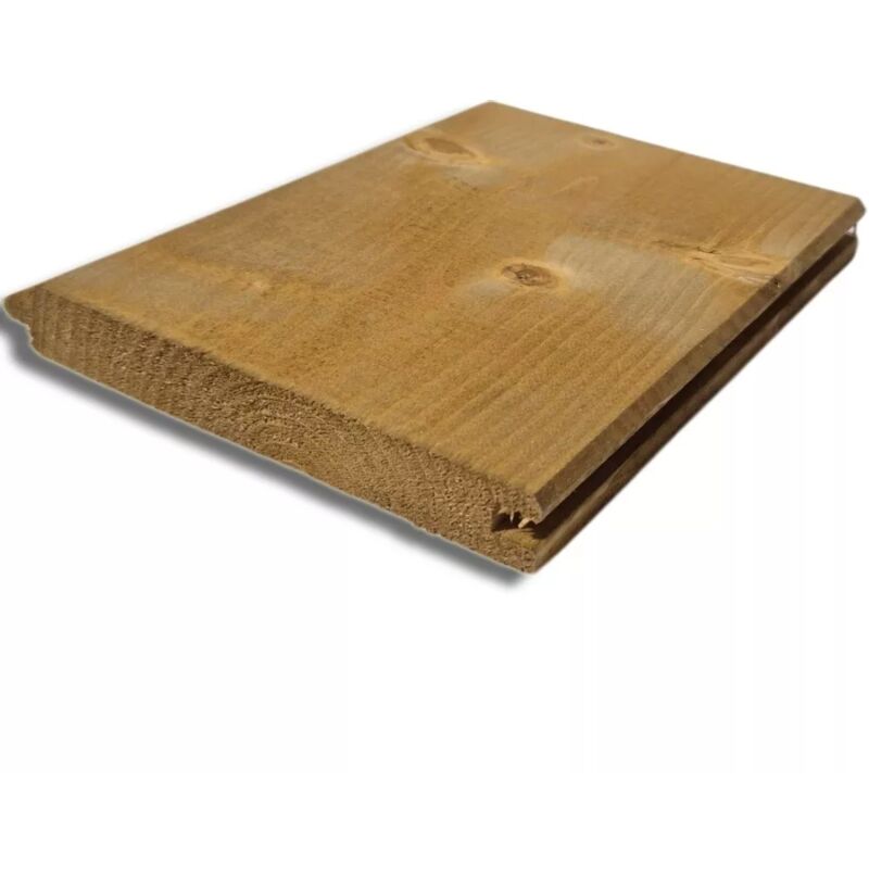 foto del prodotto sunwood perline in legno di abete da 200x15x2 cm, multipack 6x, rovere chiaro