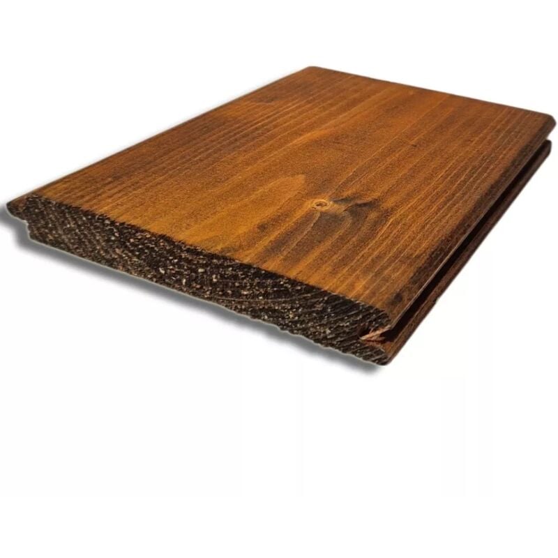 foto del prodotto sunwood perline in legno di abete da 300x15x2 cm, multipack 6x, noce