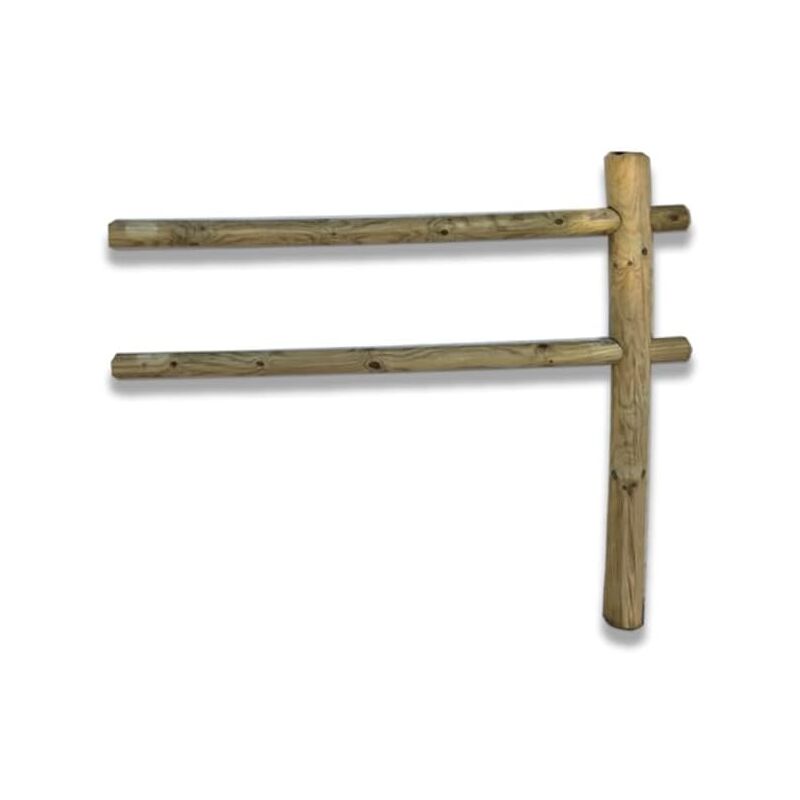 foto del prodotto sunwood recinzione staccionata in legno, prolunga da 2 metri, h 150 cm