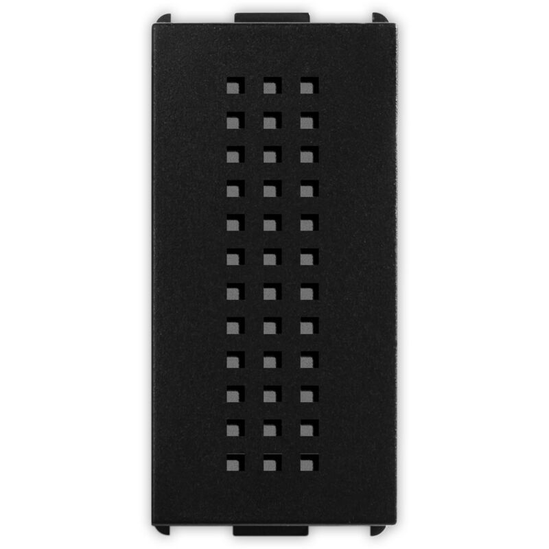 foto del prodotto suoneria 230v 50 60hz 1 modulo nero serie pixia master 14351