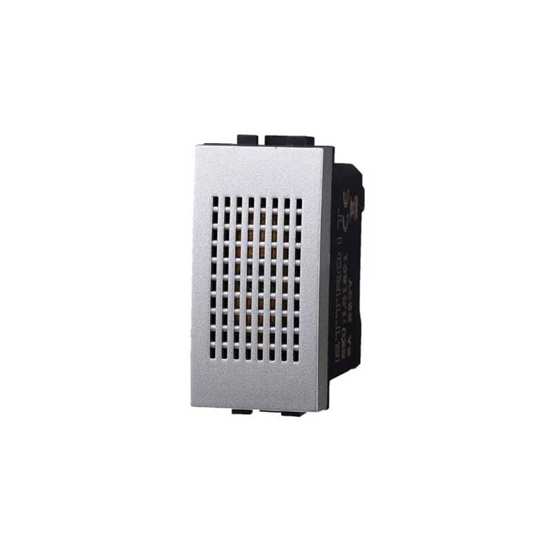 foto del prodotto suoneria bronzo 6a 230v compatibile bticino livinglight colore tech