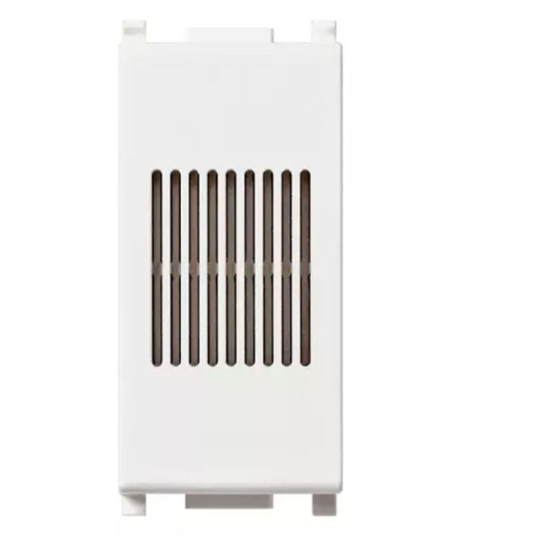 foto del prodotto suoneria ronzatore ad incasso vimar plana 230v 22.3x49x41.5mm bianco 14373.sr