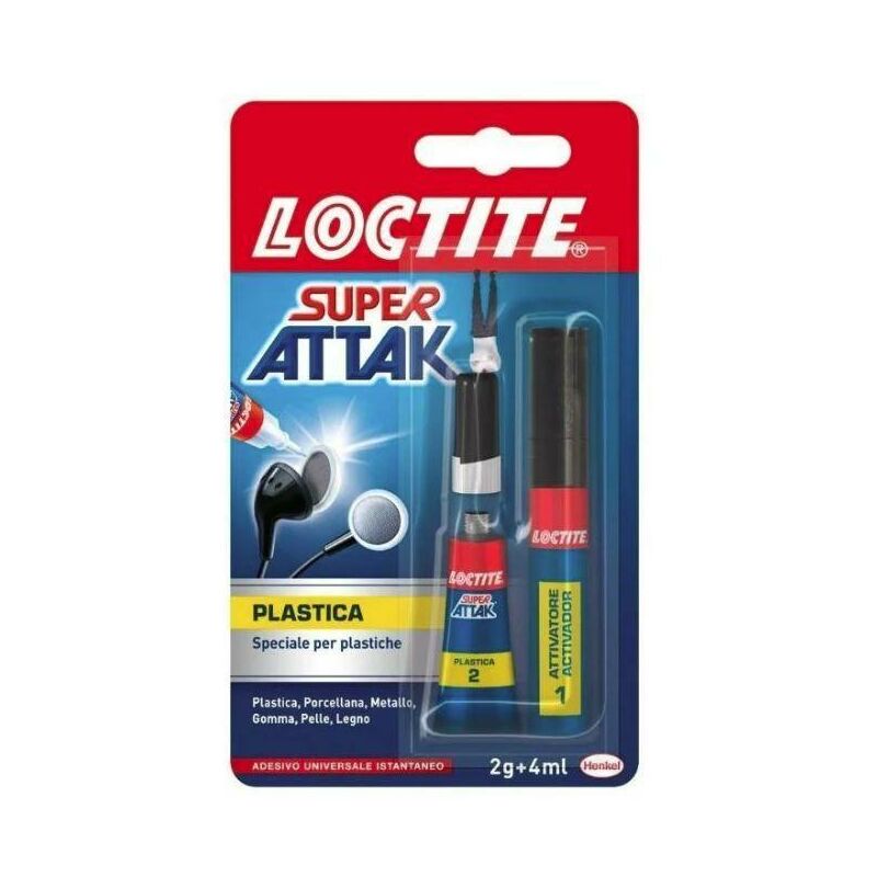 foto del prodotto super attack loctite 2632283 speciale per plastiche