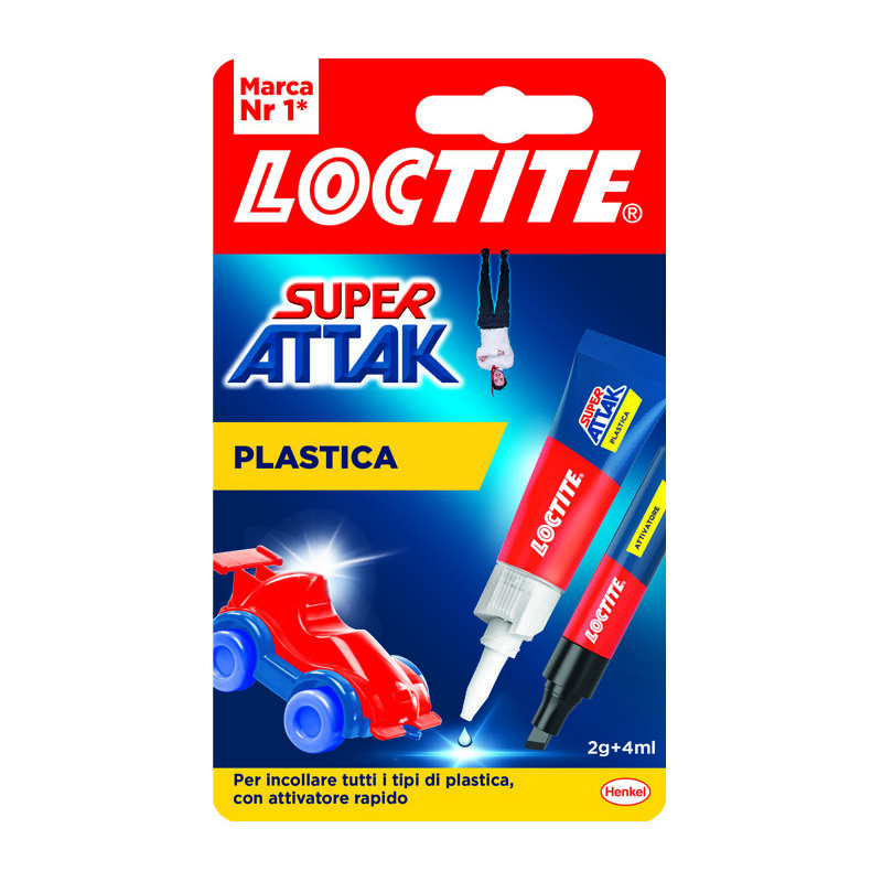 foto del prodotto super attak plastica gr.2 ml.4