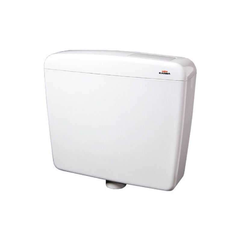 foto del prodotto super cassetta wc esterna a zaino 9 lt. tubo 40 mm. bianca bassa o media posizione 334008 kariba