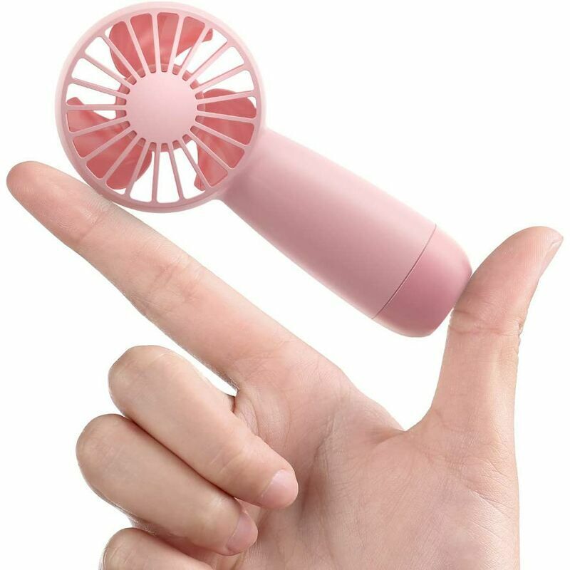 foto del prodotto super mini ventilatore portatile alimentato a batteria, ventilatore da scrivania portatile a 3 velocit , ventilatore personale ricaricabile con 5 15