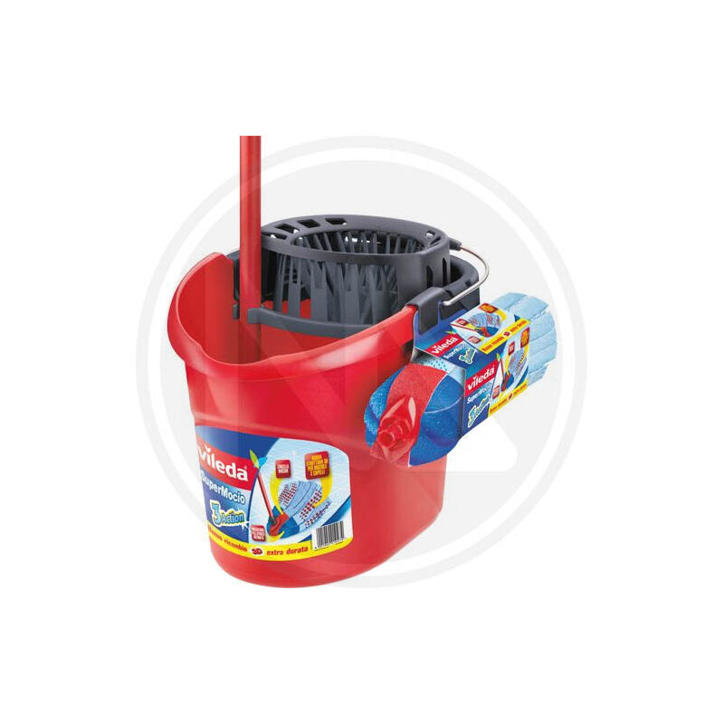 foto del prodotto super mocio vileda per pavimenti completo con manico e fiocco