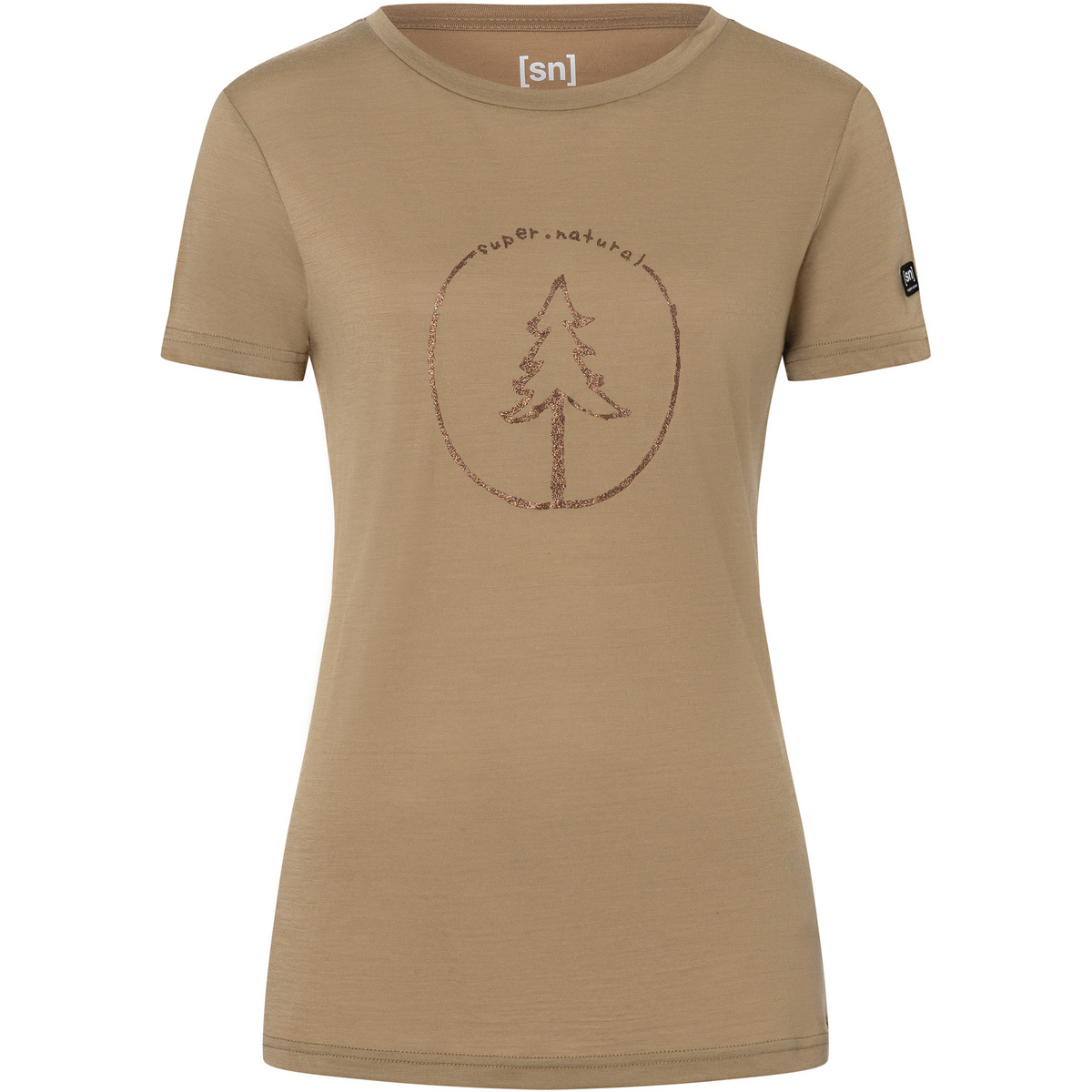 foto del prodotto super.natural donna maglia a manica corta bubble tree